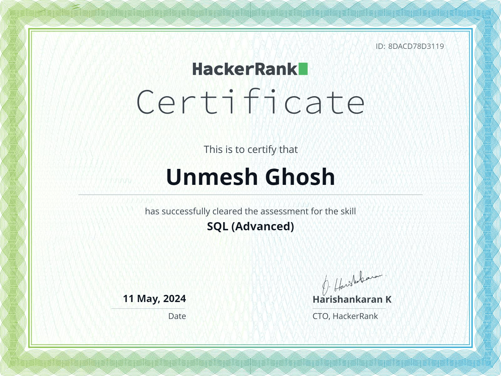 SQL (Advanced)